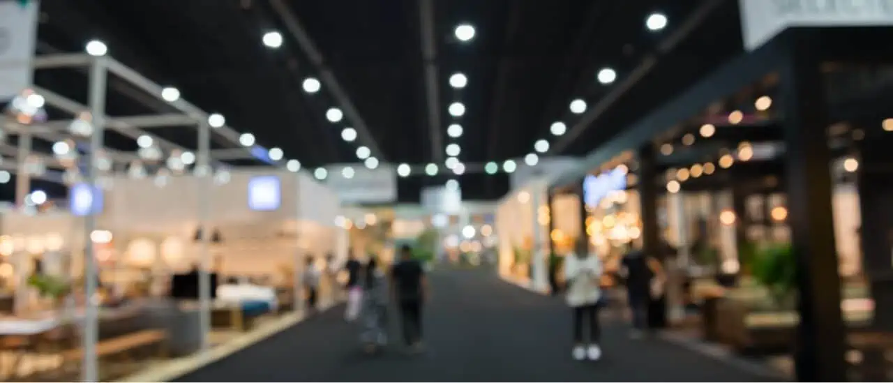 Stock Image of Trade Show Floor