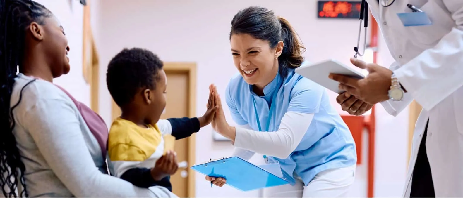 Stock Image of Doctors with Students