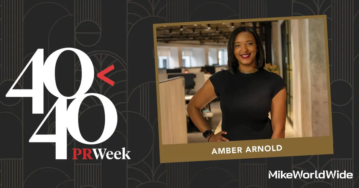 Amber Arnold Named to PRWeek’s Class of 2024 40 Under 40