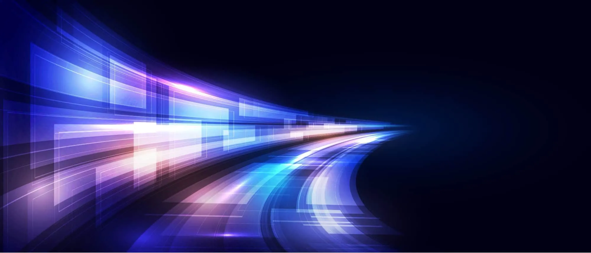 Stock image with blue and purple streaks